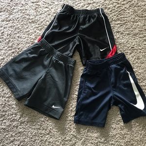 Kids Nike athletic shorts